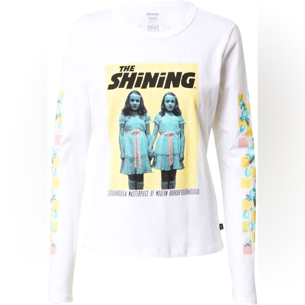 The Shining Graphic Long Sleeve Top - White